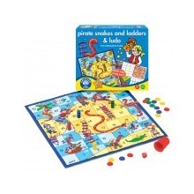 Orchard Toys Pirate Snakes And Ladders & Ludo Game