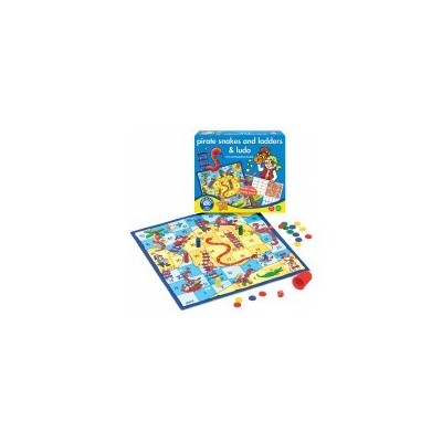 Orchard Toys Pirate Snakes And Ladders & Ludo Game