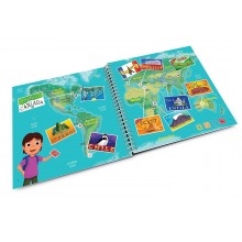 Leapfrog Leapstart Learning System Kids world Atlas Add on Book
