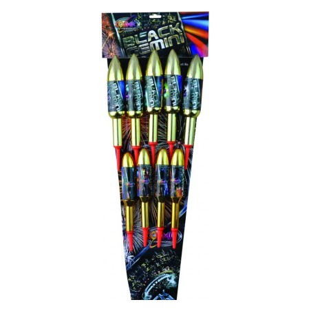 Black Gemini  rocket pack of 9