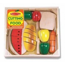 Melissa & Doug Cutting Food - Wooden Play Food