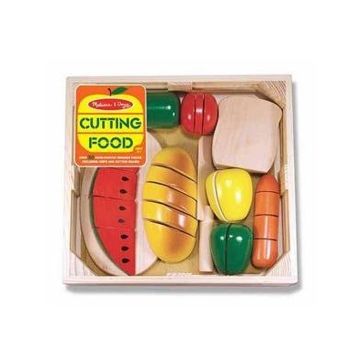 Melissa & Doug Cutting Food - Wooden Play Food