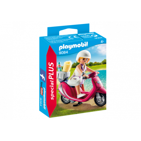 Playmobil Specials Beachgoer With Scooter 9084