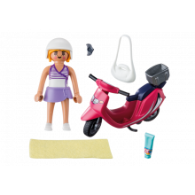 Playmobil Specials Beachgoer With Scooter 9084