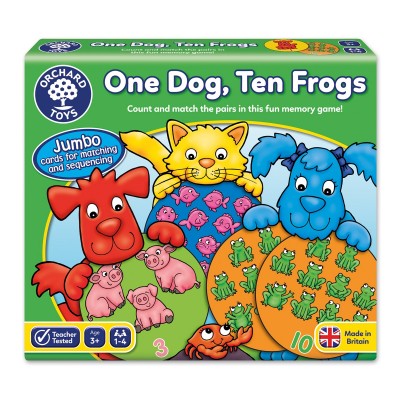 Orchard Toys One Dog, Ten Frogs