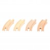 Bigjigs Rail - Short Curved Track X4