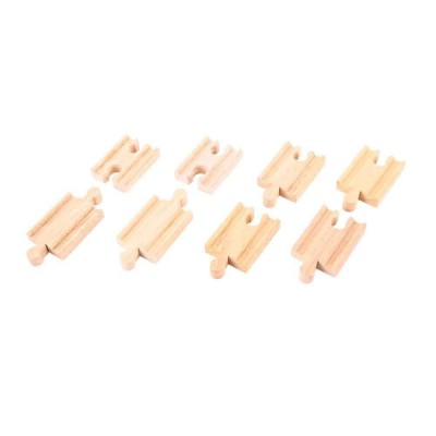 Big Jigs rail compatible with leading wooden train systems. Mini Track set