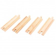 Big Jigs rail compatible with leading wooden train systems. Straights