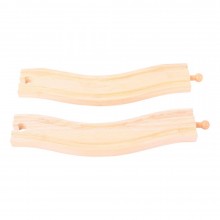Big Jigs rail compatible with leading wooden train systems. Wavy Track