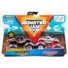 Monster Jam Monster Mutt Rottweiler Vs. Monster Mutt Dalmatian Die-Cast Monster Trucks 1:64 2 Pack