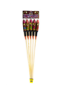 Space Vipers rocket pk  Fireworks available all year at Kerrison Toys