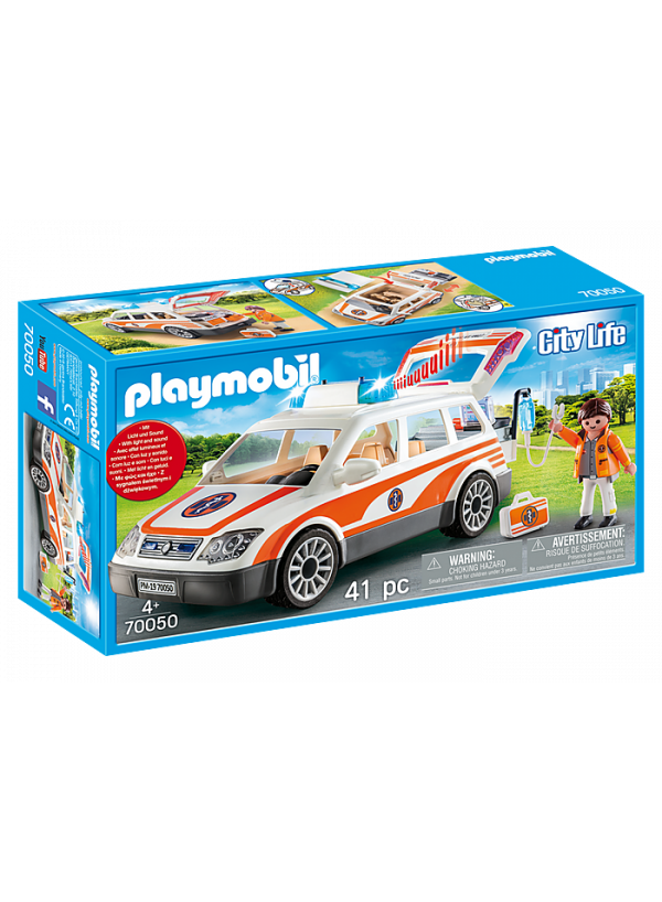 Playmobil Emergency Car With Siren 70050