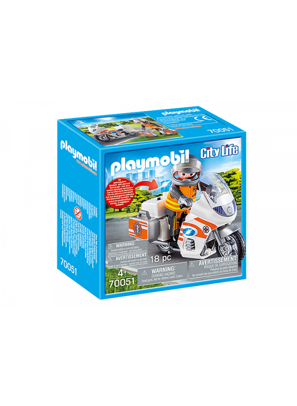 Playmobil Emergency Motorbike 70051