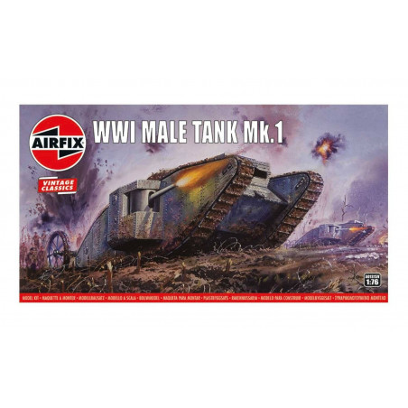 Airfix Vintage Classics - Wwi Male Tank Mk.i