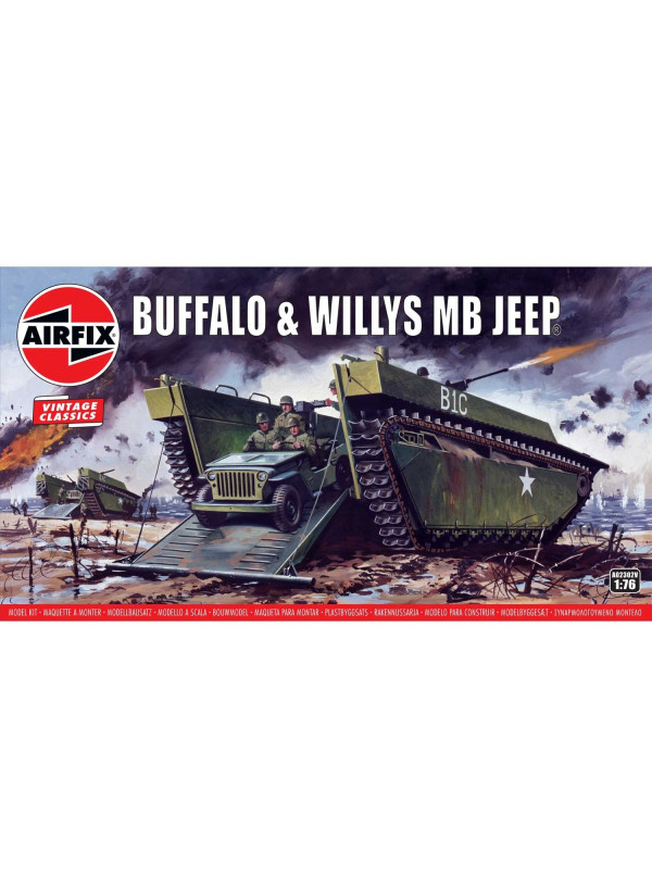 Airfix Vintage Classics Buffalo Willys Mb Jeep