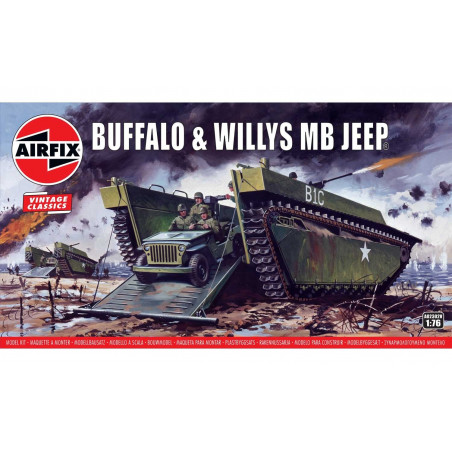 Airfix Vintage Classics Buffalo Willys Mb Jeep