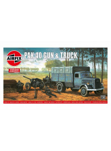 Airfix Vintage Classics Pak 40 Gun & Track
