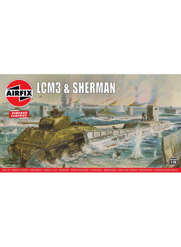 Airfix Vintage Classics Lcm3 & Sherman