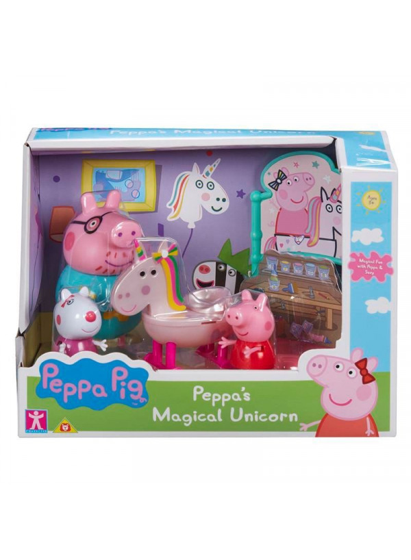 Peppa Pig Themed Playset - Peppa's Magical Unicorn