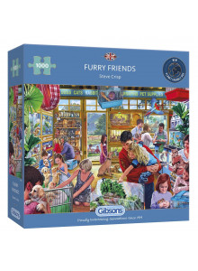 Gibsons Furry Friends 1000 Piece Jigsaw Puzzle