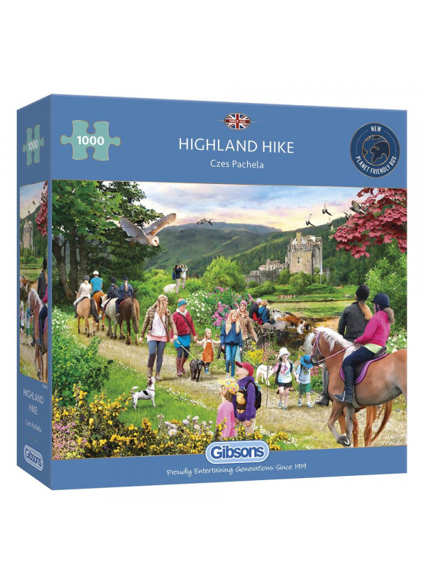 Gibsons Highland Hike 1000 Piece Jigsaw Puzzle