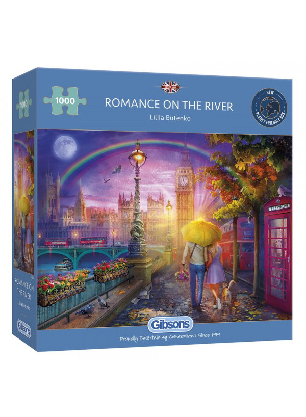 Gibsons Romance On The River 1000 Piece Jigsaw Puzzle