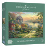 Gibsons Thomas Kinkade Studio New England Harbour 1000 Piece Jigsaw Puzzle