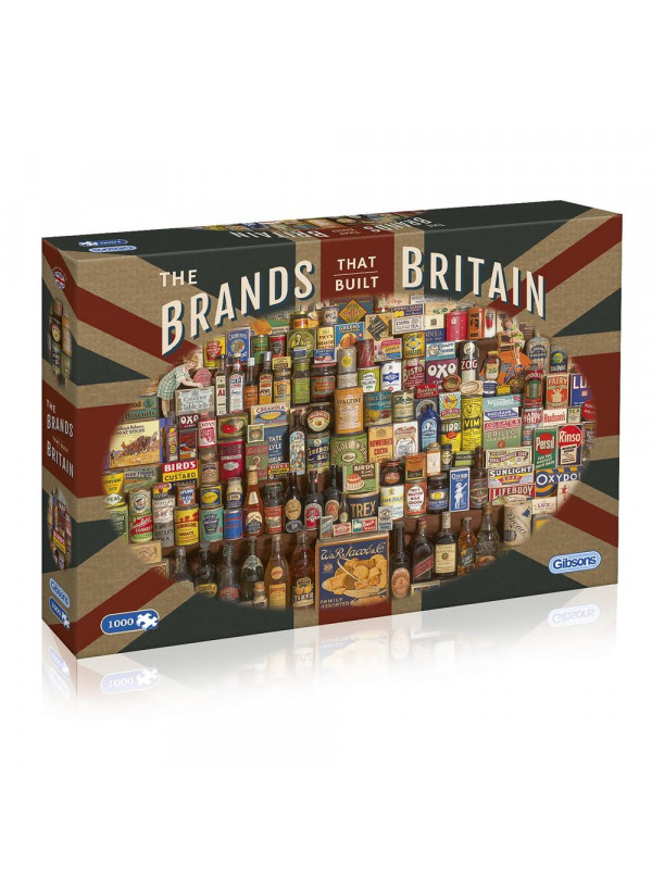 Gibsons The Brands That Built Britain 1000 Piece Jigsaw Puzzle