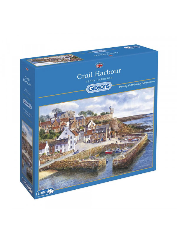 Gibsons Crail Harbour 1000 Piece Jigsaw Puzzle