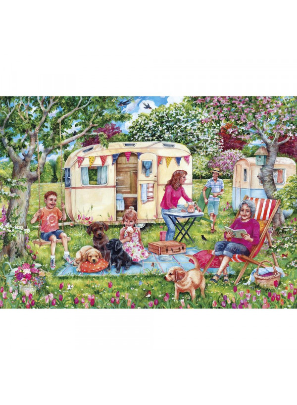 Gibsons Caravan Escapes 1000 Piece Jigsaw Puzzle 1000 Piece Jigsaw Puzzle