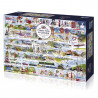 Gibsons Cream Teas & Queuing 1000 Piece Jigsaw Puzzle 1000 Piece Jigsaw Puzzle