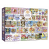 Gibsons Pork Pies And Puddlings 1000 Piece Jigsaw Puzzle 1000 Piece Jigsaw Puzzle