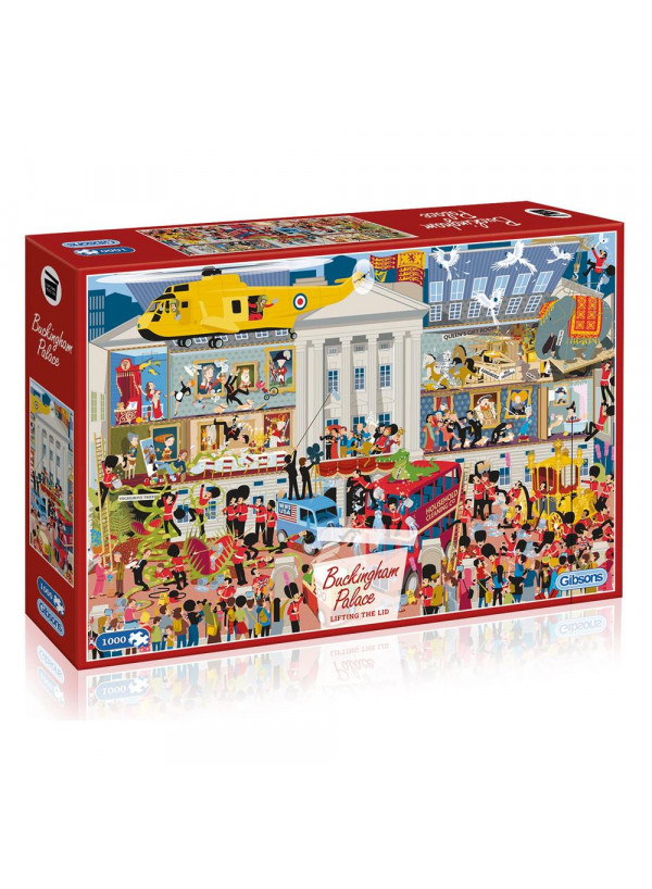 Gibsons Lifting The Lid - Buckingham Palace 1000 Piece Jigsaw Puzzle