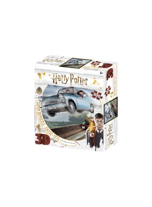 Harry Potter 3d Puzzle Ford Anglia 300 Pcs Jigsaw