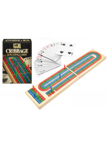 Wooden Folding Cribbage Board