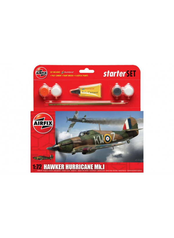 Airfix Small Starter Set - Hawker Hurricane Mk.i