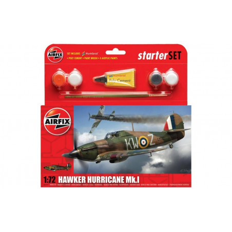Airfix Small Starter Set - Hawker Hurricane Mk.i