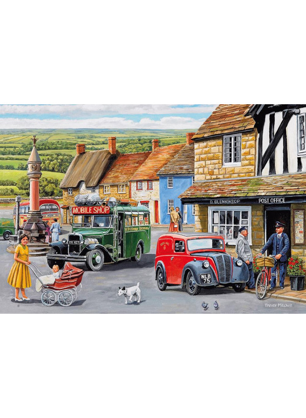 Gibsons Games Starting The Day 500 Pcs Jigsaw Puzzle