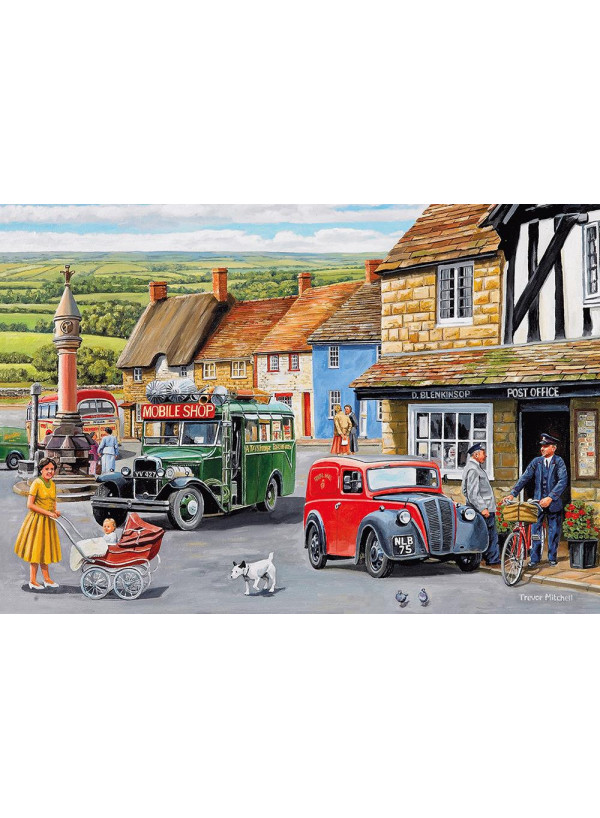 Gibsons Games Starting The Day 500 Pcs Jigsaw Puzzle Gibsons Games Starting The Day 500 Pcs Jigsaw Puzzle