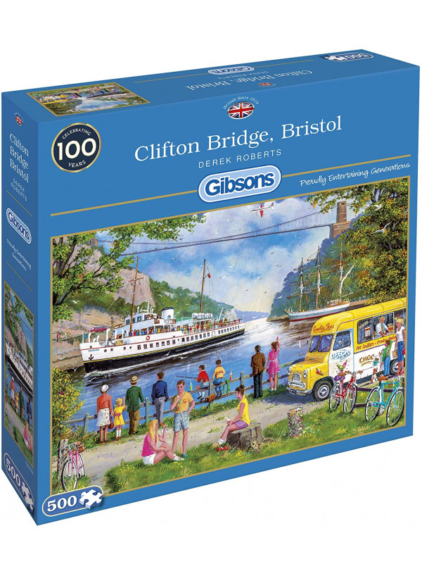 Gibsons Games Clifton Bridge 500 Pcs Jigsaw Puzzle Gibsons Games Clifton Bridge 500 Pcs Jigsaw Puzzle