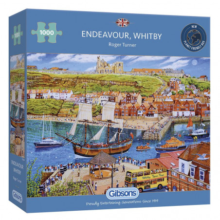 Gibsons Endeavour, Whitby 1000 Piece Jigsaw Puzzle