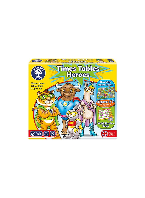 Orchard Toys Times Tables Heroes Game