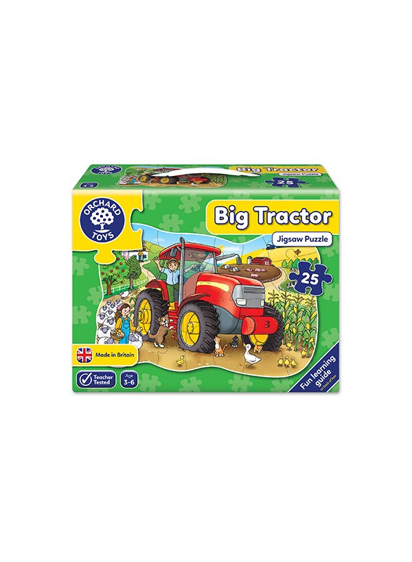 Orchard Toys Big Tractor Shaped Floor Jigsaw Puzzle (25 Pieces)