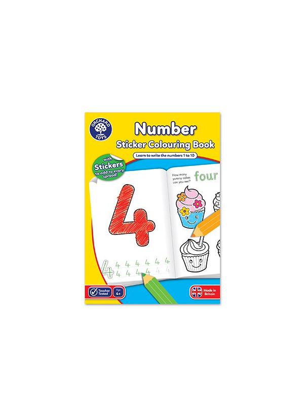 Orchard Toys Number Colouring Book