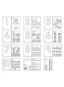 Orchard Toys Number Colouring Book