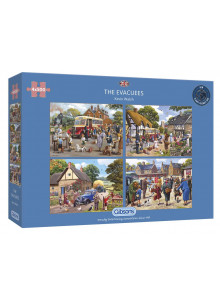 Gibsons The Evacuees 4 X 500 Piece Jigsaw Puzzle
