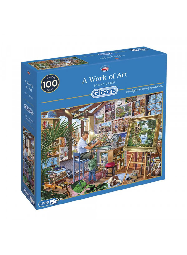 Gibsons A Work Of Art 1000 Piece Jigsaw Puzzle