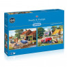 Gibsons Ponds & Pumps 2x500piece Jigsaw Puzzle