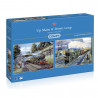 Gibsons Up Main & Down Loop 2 X 500 Piece Jigsaw Puzzles