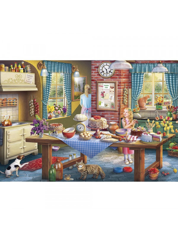 Gibsons Games Sneaking A Slice 500 Piece Jigsaw Puzzle